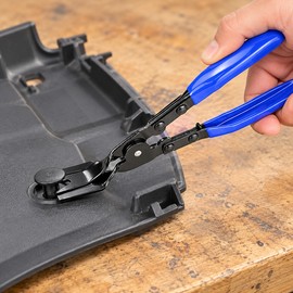 Blue Car Trim Removal Pliers, Automotive Clip Removal Tool for Door Panels, Dashboards, Fascias, Upholstery & Headlight Repair