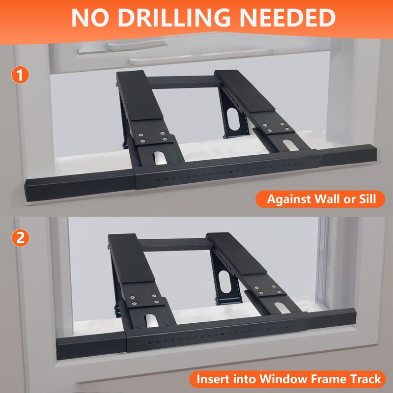 CAT SO RICH Air Conditioner Bracket for Window, No Drilling