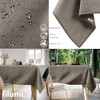 Filumi Tablecloth 140 x 280 cm Beige Washable for Indoor