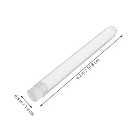 IWOWHERO 30Pcs Refillable Mascara Tubes with Lid Portable Eyelash Brush Holders Reusable Lash Wand Containers for Travel Durable Crystal Handle Design for Easy Application