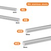 SCOOYUCK Pack of 4 Fully Threaded Rod M8 × 100