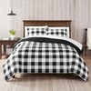 Serta Simply Clean Alex Soft Modern Buffalo Check Plaid 3