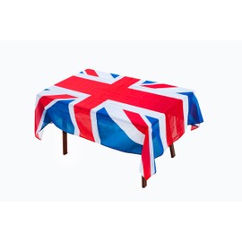 MSFHHA Rectangular Tablecloth UK British Flag Tablecloth Fade-Resistant Washable National Flag Tablecloth, Suitable for Kitchen Dining Family Gatherings and Outdoor Events,59 Inches * 83 Inches.