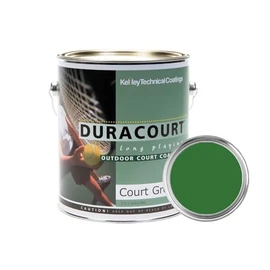 Kelley Technical Coatings Duracourt - Court Green - 1 Gallon - Outdoor court coating for tennis, pickleball, basketball and volleyball courts.