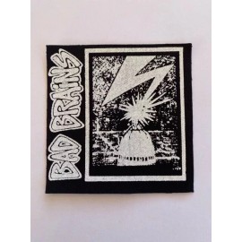 Punk Rock Bad Brains Cloth Patch Sew On Badge Punk Rock  Approx 4.25" X 4.25" (CP40)