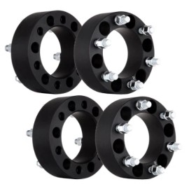 Smart Parts 4 QTY Black 1.5" 6X5.5 Wheel Spacers Fits Toyota Tacoma 2001 2002 2003 2004 2005