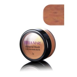 Bella Mari Natural Mineral Blush, Cocoa Kisses, Matte; 0.1oz