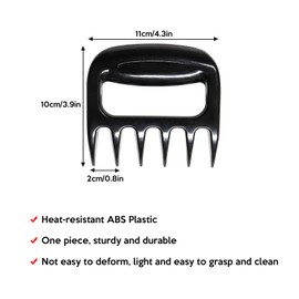 ValueHall Meat Claws Pack of 2 Bear Claws Pulled Pork Claws Stainless Steel Meat Claws for Gripping, Chopping & Tearing Meat & Chicken V4A07