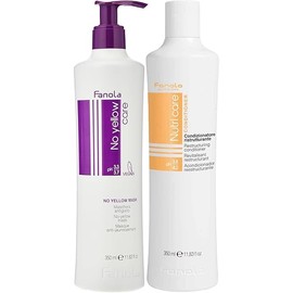 Fanola No Yellow Mask Bundle with Nutri Care Restructuring Conditioner