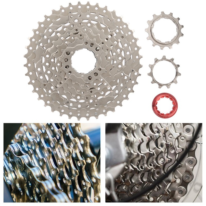 8 Speed 11-40T Mountain Bike Steel Cassette Freewheel Bicycle Accessory
