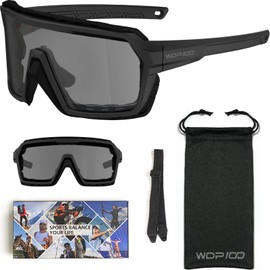WDP100 Q38 Powersports Anti Fog Motorcycle Riding Goggles Smoke Lens Foam Padded Sunglasses ATV UTV Ski Snowboard