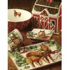 Christmas on the Farm Serving/Pasta Bowl 13.25" x 3", Multicolor