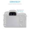 2 Pack Camera Eyecup Viewfinder Protector Eyepiece Compatible for Nikon
