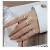 CSIYANJRY99 Thin Stacking Initial Rings for Women Stackable Plain Letter