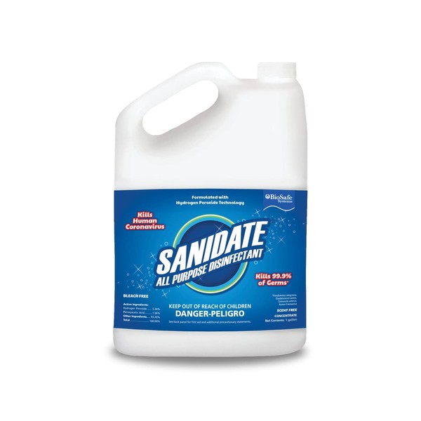 BioSafe Systems SaniDate® All Purpose Disinfectant, 1 Gallon, unscented