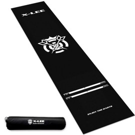 WL&ALLEN Professional and Cool Dart Mat Non Slip (Give Away Storage Bags) Black