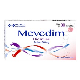 Mevedim Tableta 600 Mg, 30 Tabletas