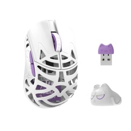 MK x WLMOUSE Beast Miao 8K Wireless Mouse (OM Optical, White)