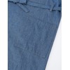 Edwin Apron with Front Tie Denim, Pockets on Both Sides,
