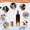 15ML Perfume Travel Refillable Spray Bottles 4pcs Set, Mini Glass