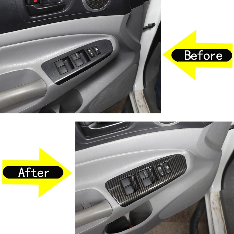 momocar Carbon Fiber Inner Glass Lift Switch & Handle Trim
