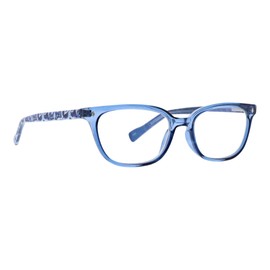 Vera Bradley Women's Round readers Reading Glasses, Blue, 0
