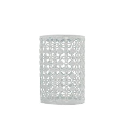 DC VOLTAGE Metal Easy Fit Drum Cage Ceiling Light Shade Hollow Out Lamp Shade for Ceiling Pendant Light for Kitchen, Hall (Style 1)