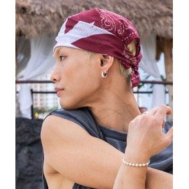 Glack [Taster Sean × Glack] GACTAR001 Iron Cross Paisley Bandana (2 COLOR)