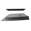 TNITRIB Rv Screen Door Slider Panel Black Plastic Rv Screen