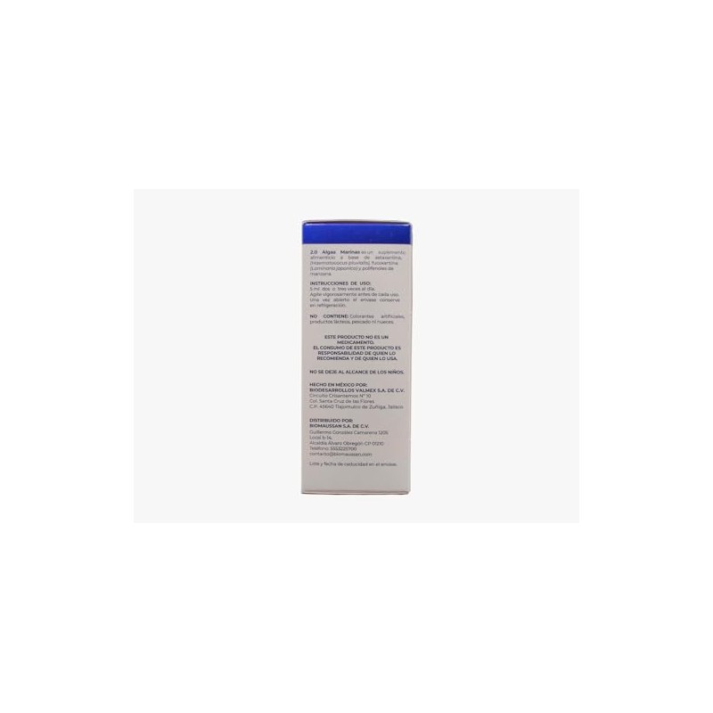 Algas Marinas 2.0 – Suplemento Alimenticio Líquido con Astaxantina, Fucoxantina