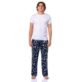 INTIMO SpongeBob SquarePants Men's Sexy Squidward Sleep Pajama Pants For Adults (Small) Blue