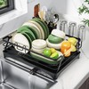 Epicano Dish Drying Rack for Kitchen Counter,Space-Saving Dish Rack,Rustproof Dish