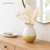 Textured Metal Vase, 7.6 x 5.1 Inch, White and Gold