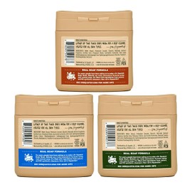 Dr. Squatch NEW Natural Body Wash for Men - Non-Exfoliating - Pine Tar + Wood Barrel Bourbon + Fresh Falls (8 oz, 3 Pack)