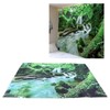 Forest Stream Scenery Tapestry Background Wall Hanging Decorative Blanket for
