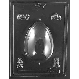 Grandmama's Goodies E226 A & B 2 Piece Panoramic Easter Egg Chocolate Candy Making Mold