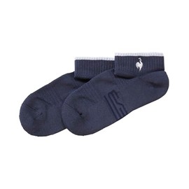 Coq Sportif Women's Ankle Length Socks, Cool Contact Thread, Cooling, Mesh Instep, Summer, NV00 (navy)