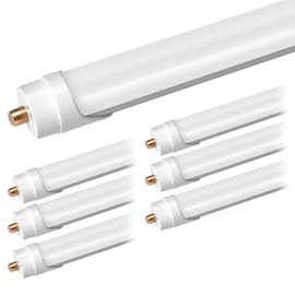 ELEKICO 8FT Led Bulbs, Double Row Super Bright 72W 5000K T8 8FT Led Shop Light Bulbs, 9000LM FA8 Single Pin 8 Foot Led Light, 8FT Led Bulbs to Replace F96t12 Fluorescent Light Bulb 6 Pack
