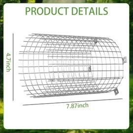 2 Pcs Bluebird House Protector Guards, Stainless Steel Birdhouse Predator Guard by Keeping Out Predators and Their Babies Safe, Easy to Install