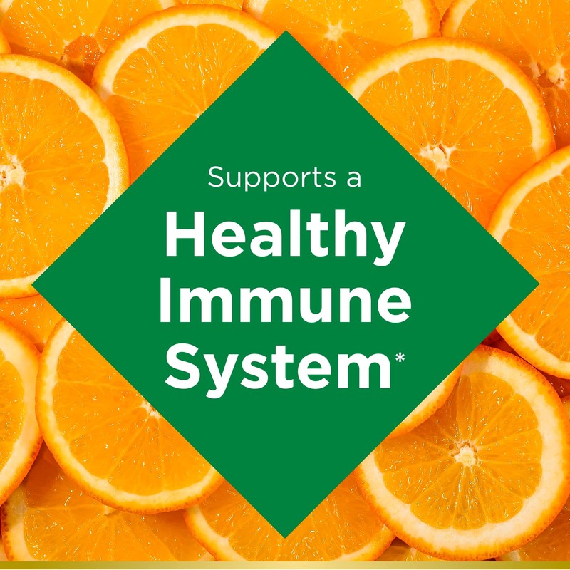 Nature’s Bounty Vitamin C + Rose HIPS, Immune Support, 1000mg