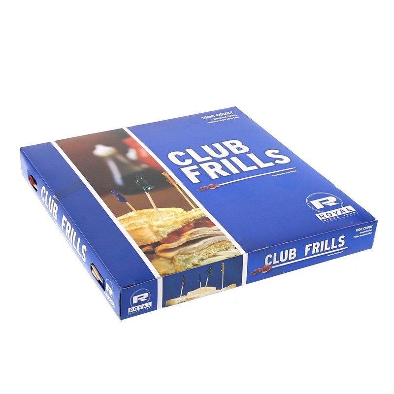 Royal Club Frill Picks, Package of 1000