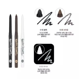 Holika Holika [홀리카홀리카]원더드로잉 24hr 오토 아이라이너 [Holika Holika] Wonder Drawing 24hr Auto Eyeliner [No. 1 Black]