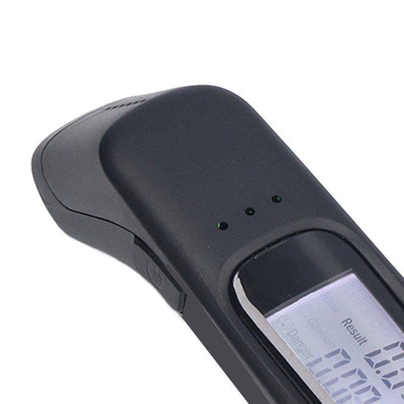 Breathalyzer Black Portable Mini Dustproof High Accuracy Rechargeable Blowing Special