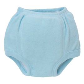 Don Calcetín Calzón Entrenador Tipo Pañal Unisex 100% Algodón Hipoalergénico Lavable y Reutilizable Acolchonado 1pz Azul