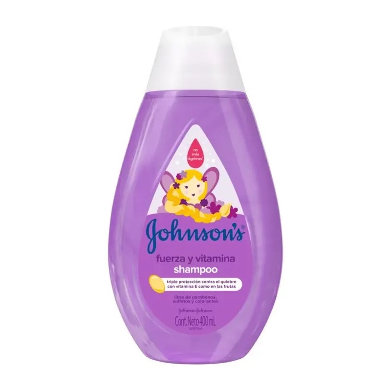 Shampoo Infantil Johnson's Fuerza y Vitamina 400 ml