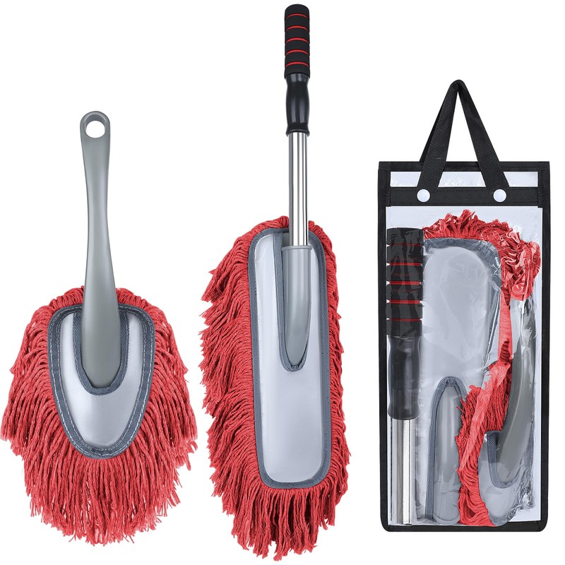 IPELY 2 Pack Large Car Duster Exterior Scratch Free with