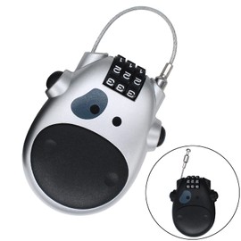 amavoler 3 Digit Code Combination Password Lock for Helmet Lock Luggage Lock Travel LockStroller Bicycle Stroller Password Security Lock(Silver 1 pcs)