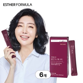 Esther Formula [국민영양] 여에스더 콜린 이노시톨 10X 순도 99% 업그레이드 1박스 14포, 6개 [National Nutrition] Esther Yoo Choline Inositol 10X Pure 99% Upgrade 1 Box 14 Packs, 6 Items