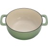 Gradient Red 6QT Cast Iron Dutch Oven with Two Silicone