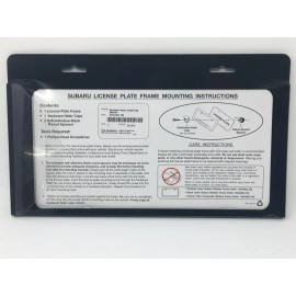 Subaru " ADVENTURE SEEKER " License Plate Frame SOA342L164 Stainless OEM Genuine